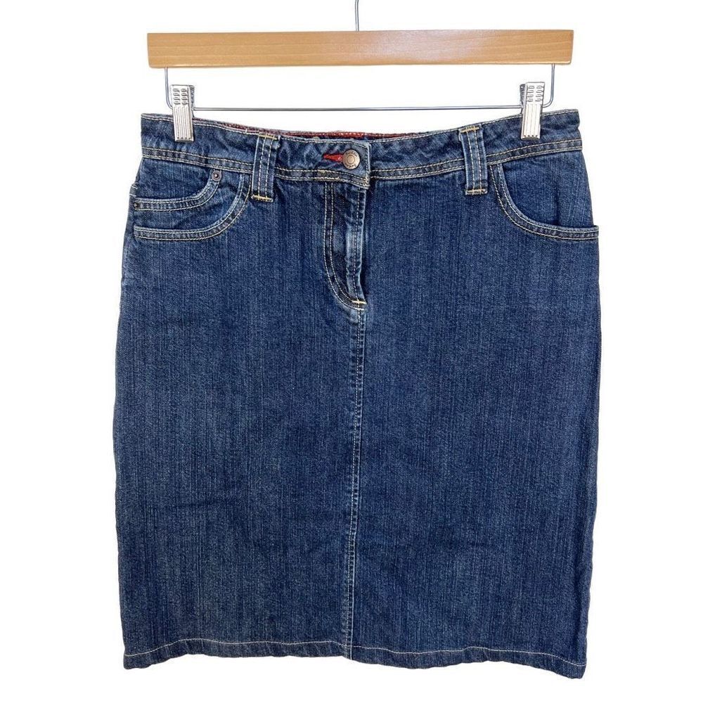 Boden Denim Jean Skirt Dark Wash women’s size UK 14L US 10L